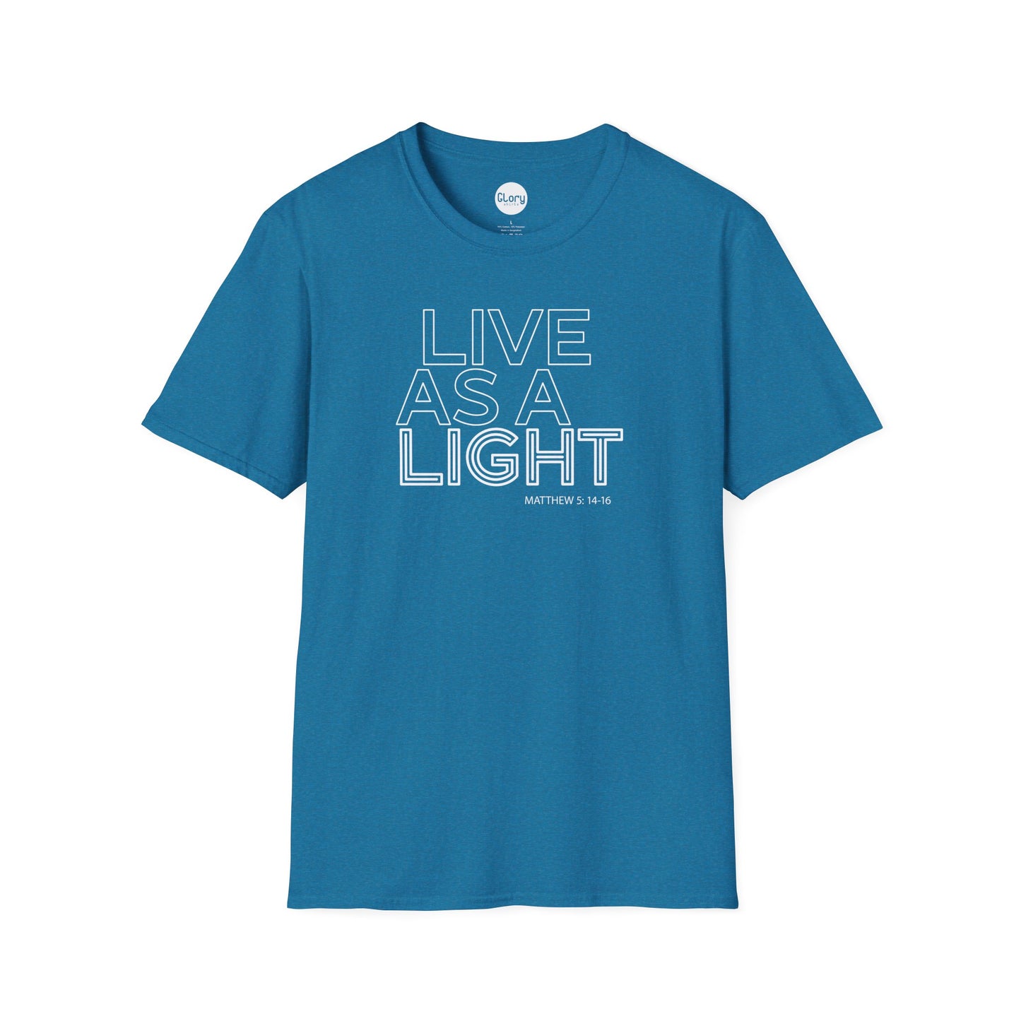 Live as a Light Neon Tri-Blend Tee