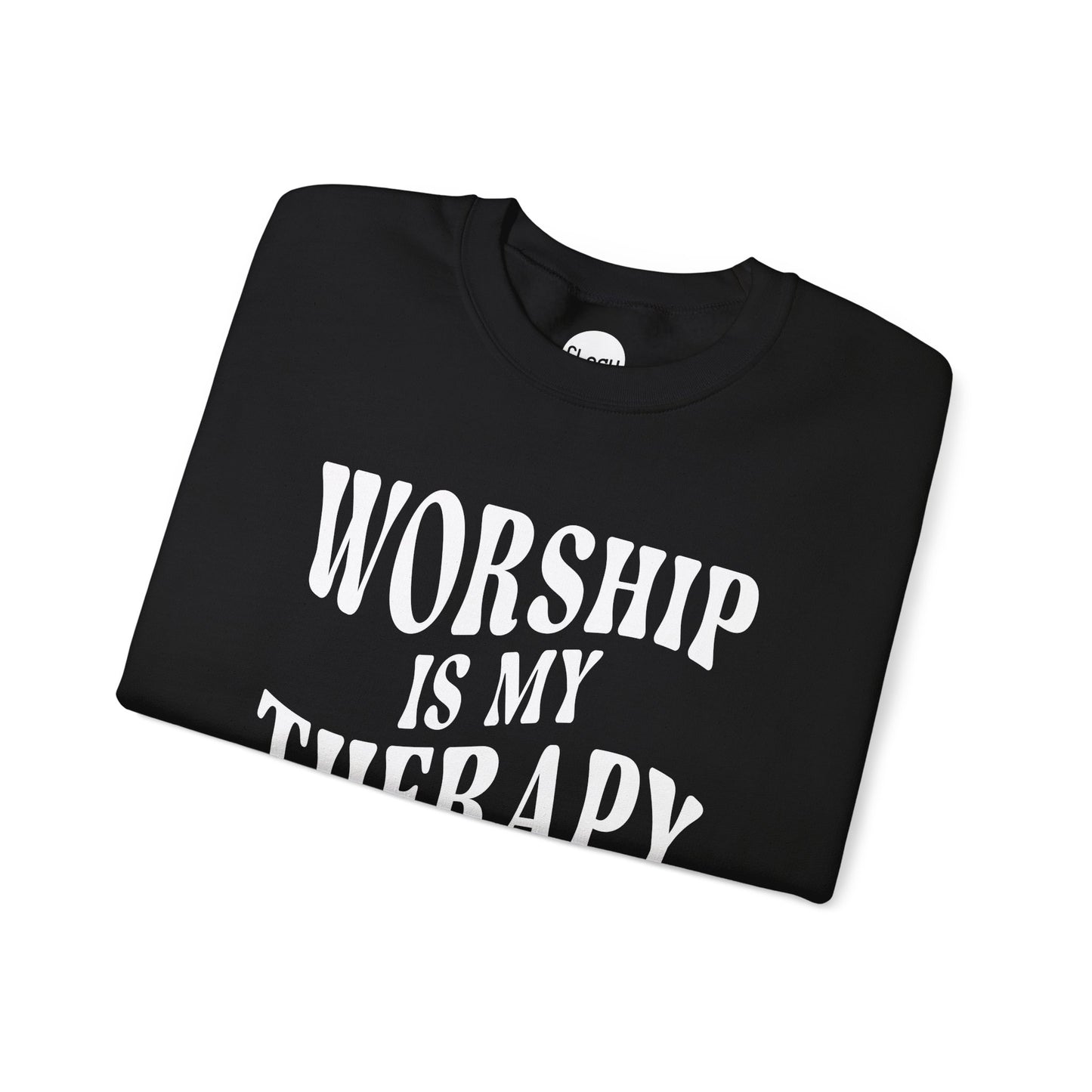 Worship Is My Therapy Unisex Heavy Blend™ Crewneck Sweatshirt