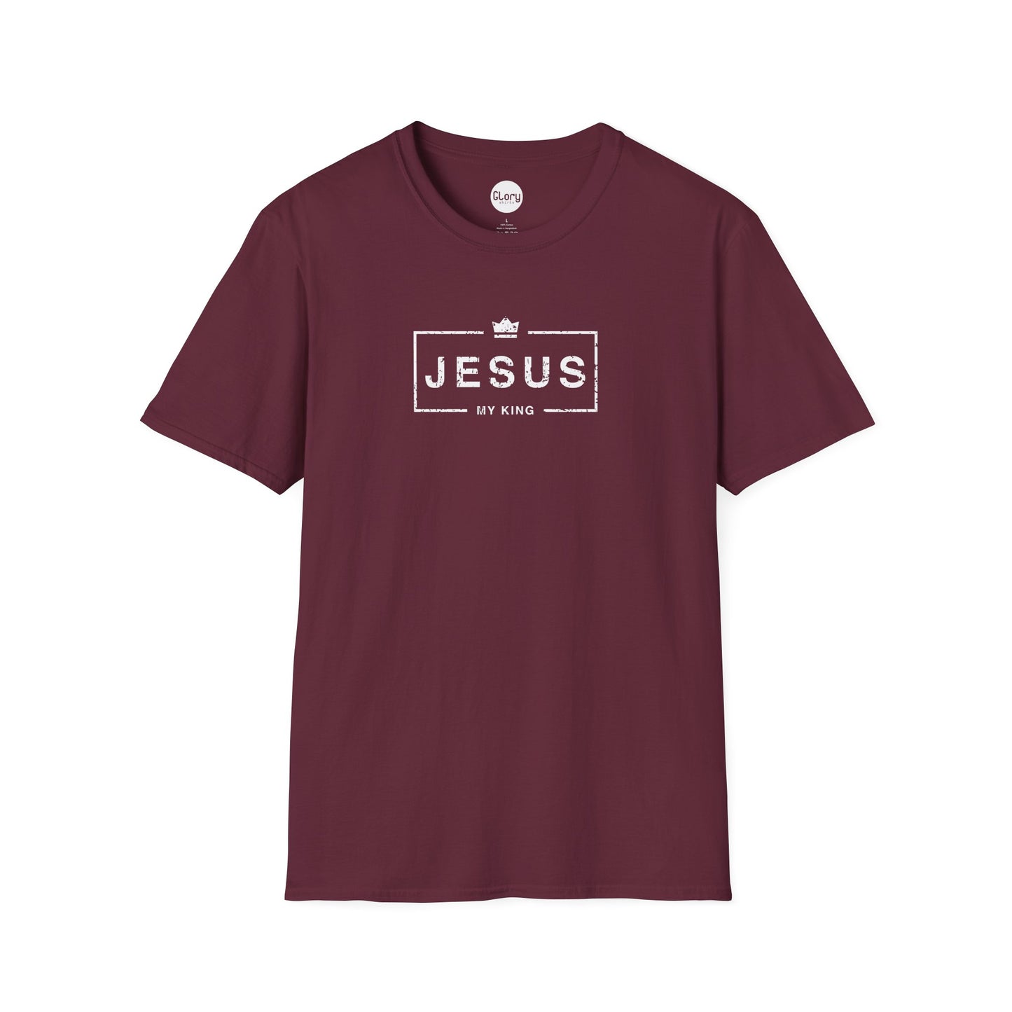 Jesus My King Cotton Short Sleeve Tshirt