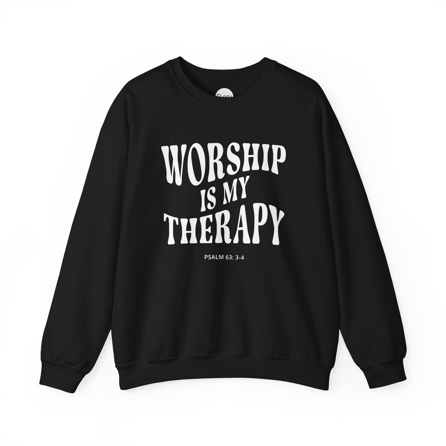 Worship Is My Therapy Unisex Heavy Blend™ Crewneck Sweatshirt