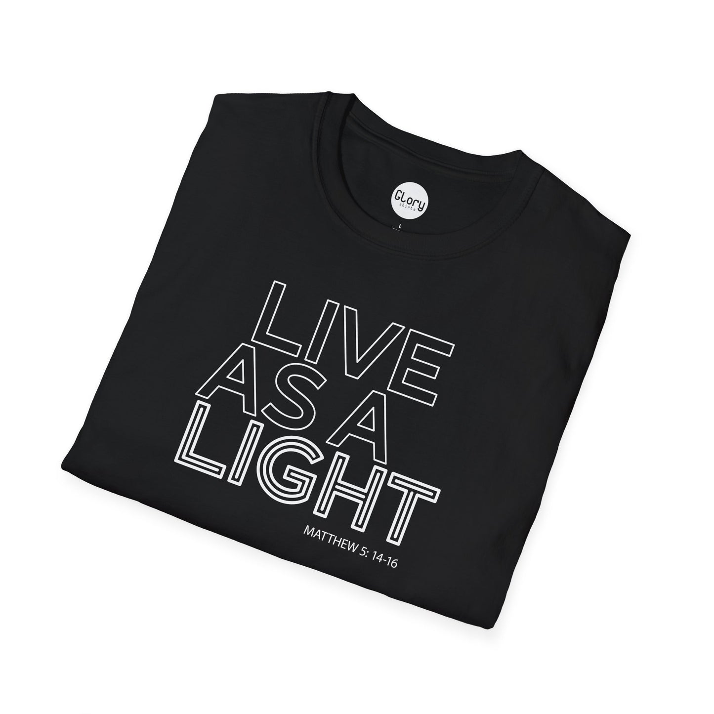 Live as a Light Neon Tri-Blend Tee