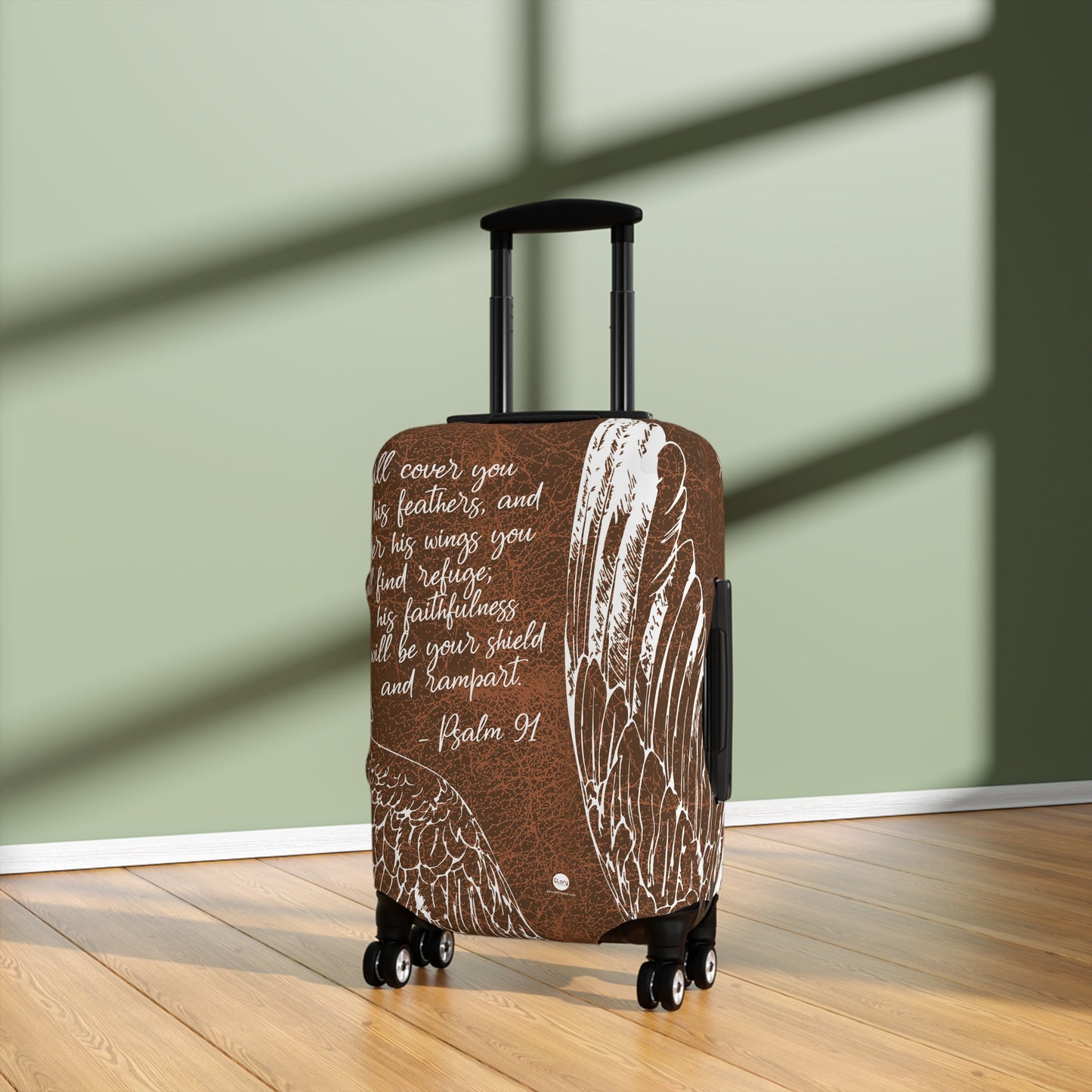 Psalm 91 Wings Luggage Cover