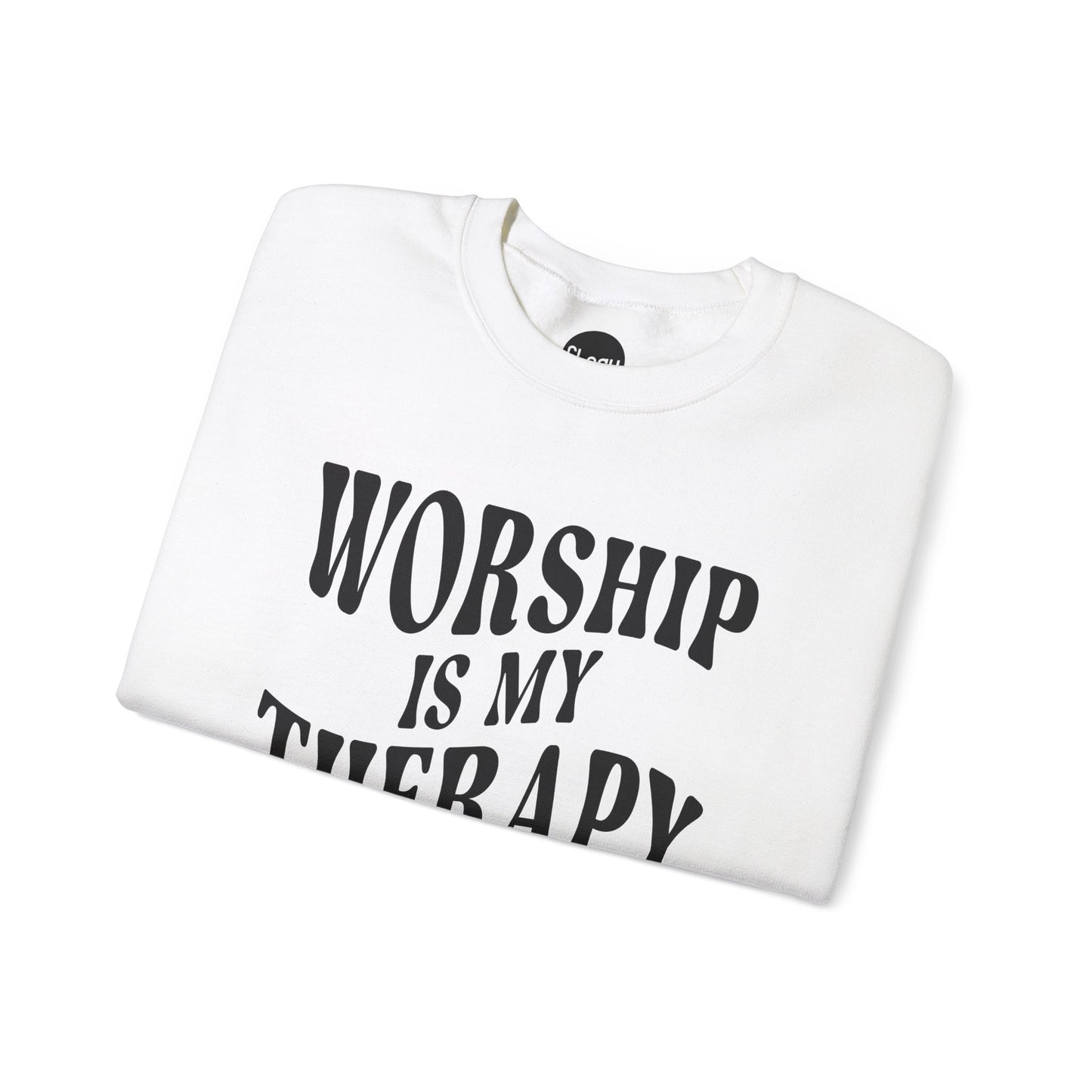 Worship Is My Therapy Unisex Heavy Blend™ Crewneck Sweatshirt