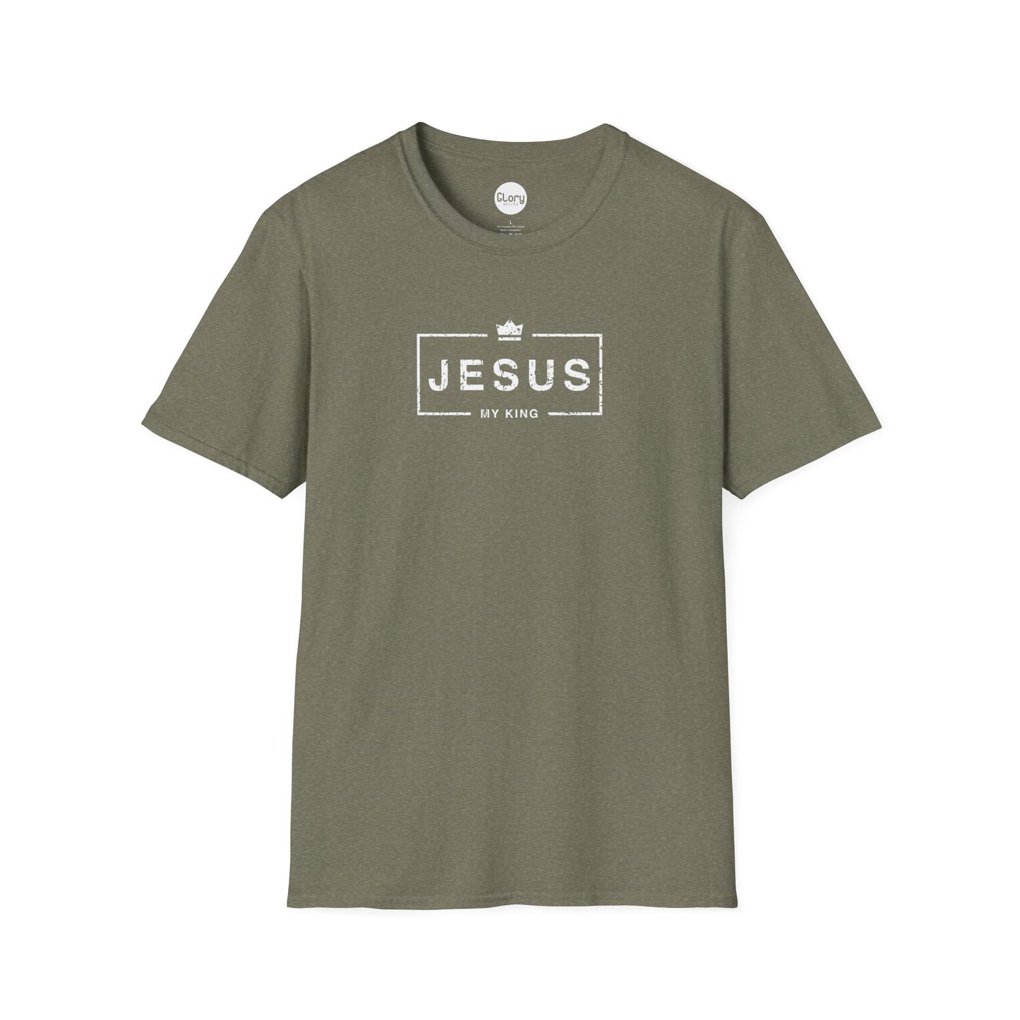 Jesus My King Cotton Short Sleeve Tshirt