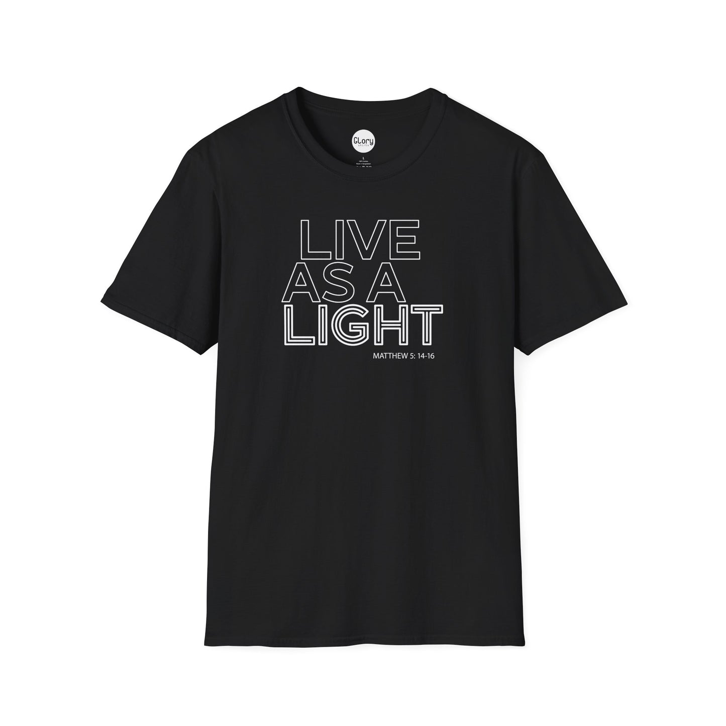 Live as a Light Neon Tri-Blend Tee