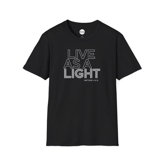 Live as a Light Neon Tri-Blend Tee