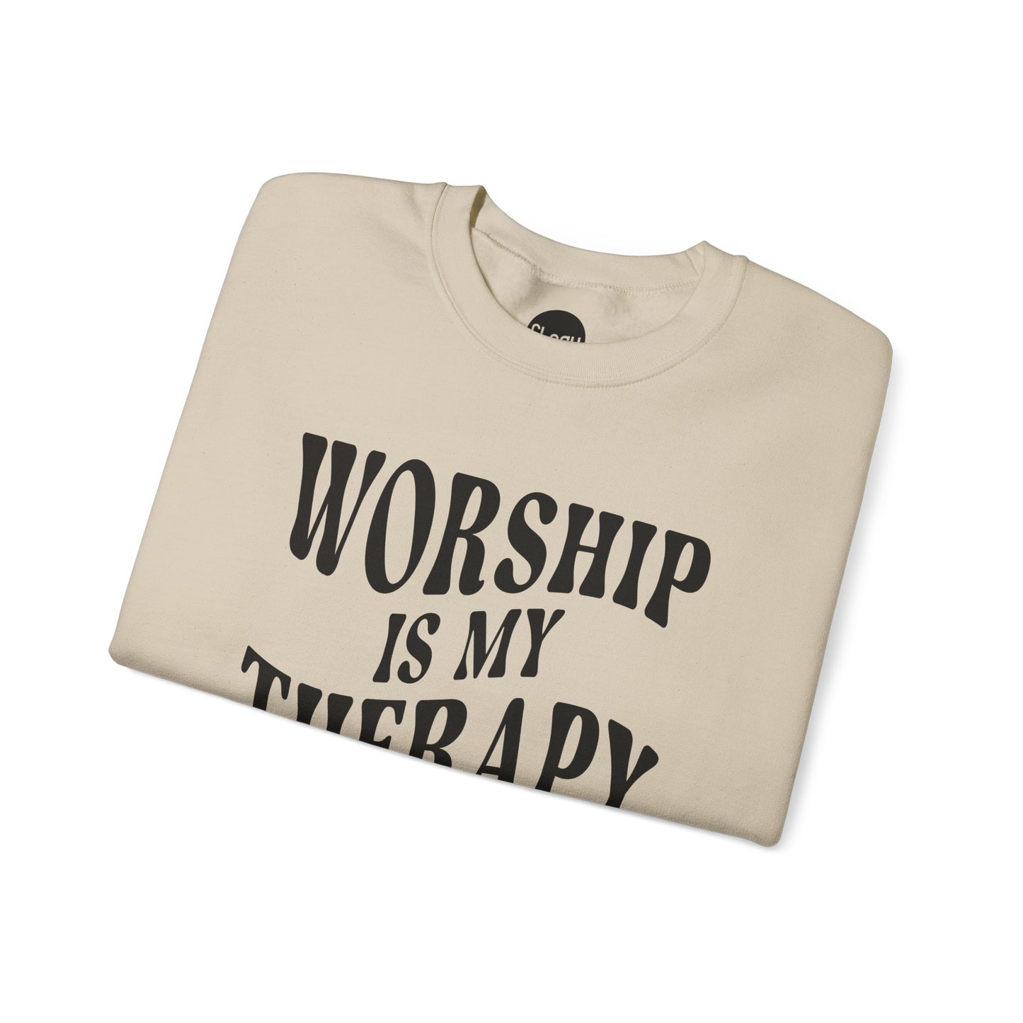 Worship Is My Therapy Unisex Heavy Blend™ Crewneck Sweatshirt