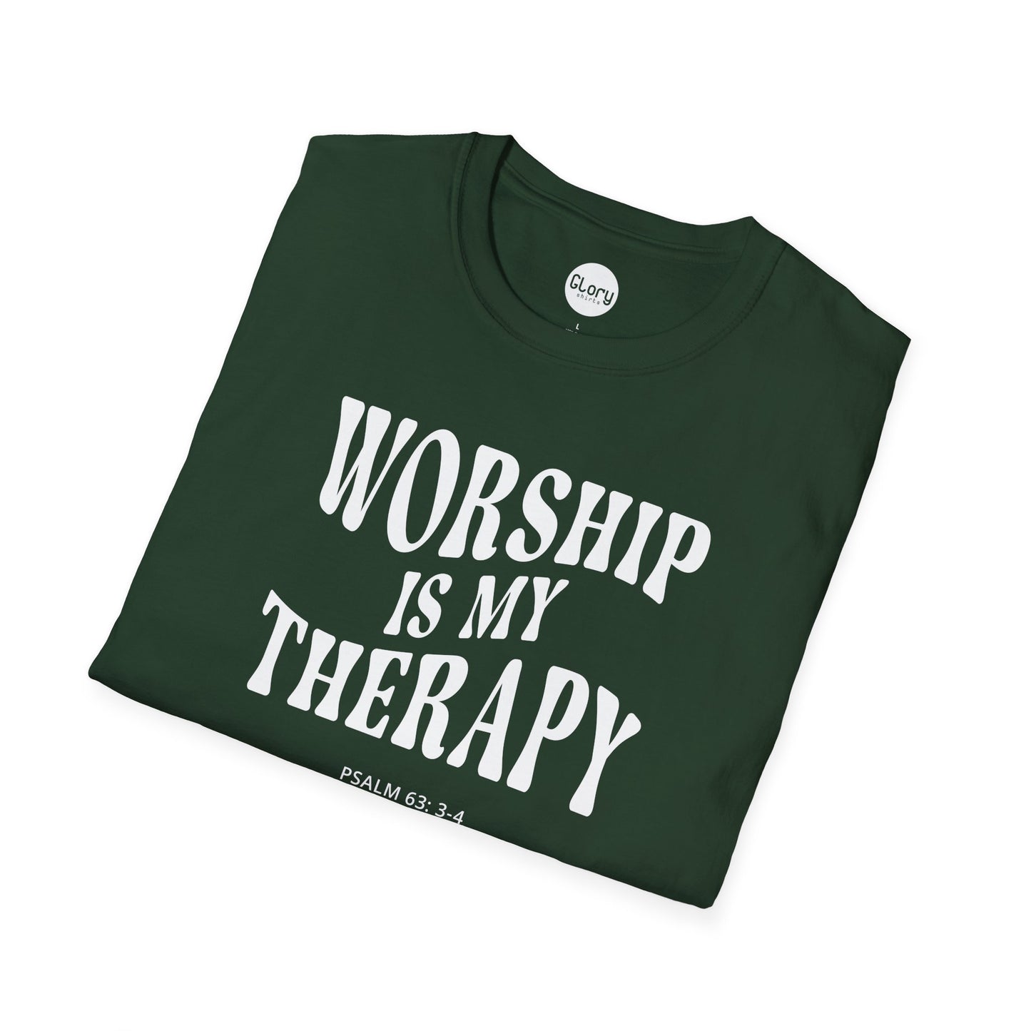 Worship is My Therapy Unisex Crew Tee