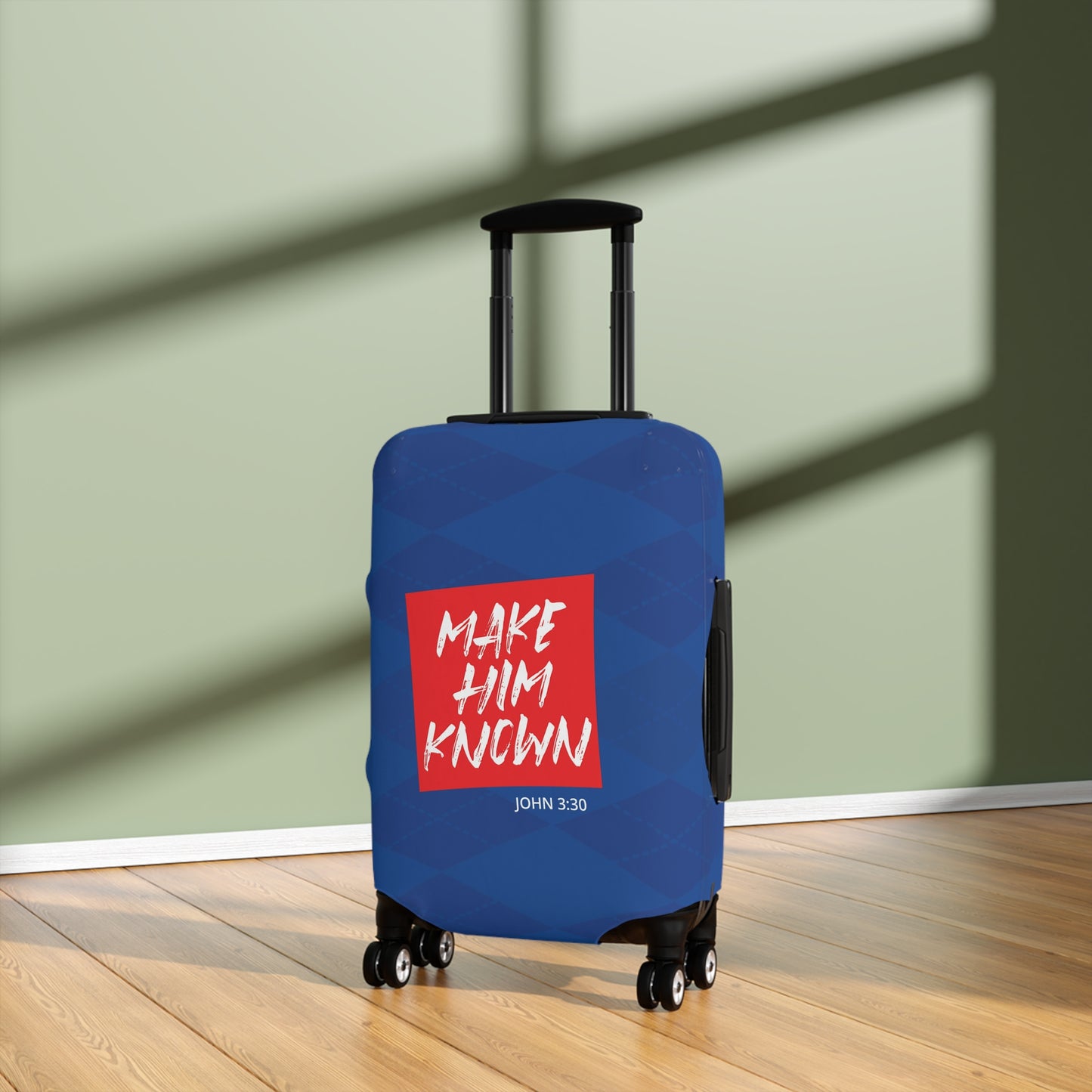 Make Him Known Luggage Cover
