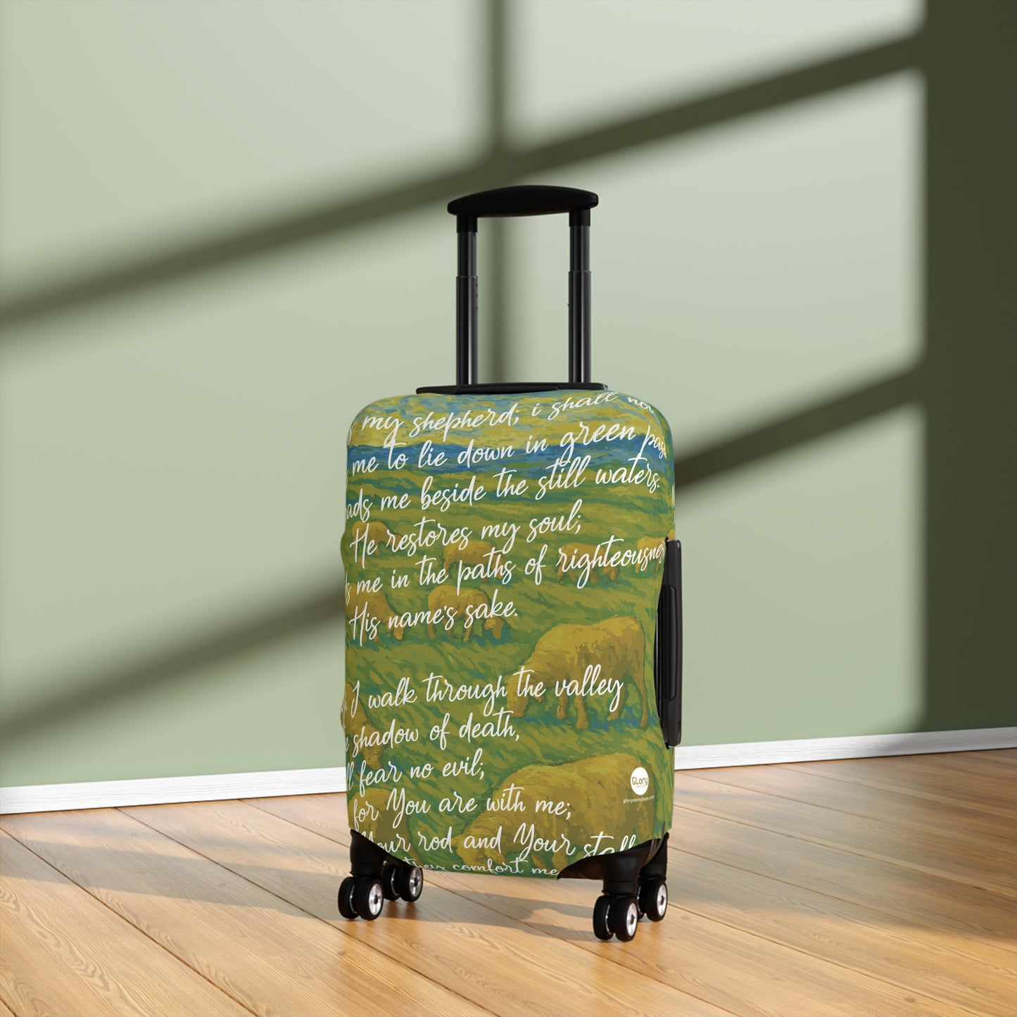 Psalm 23 Luggage Cover