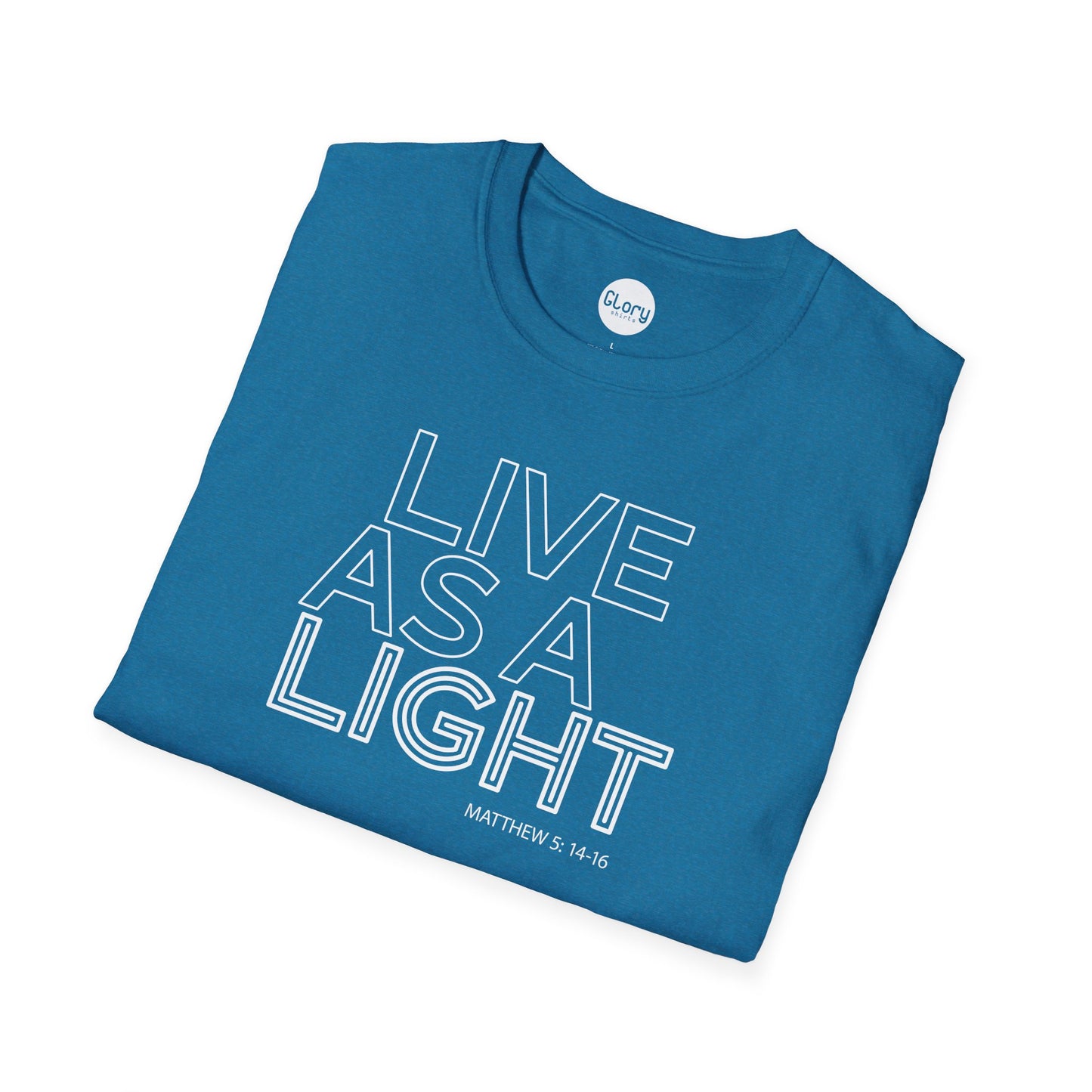 Live as a Light Neon Tri-Blend Tee