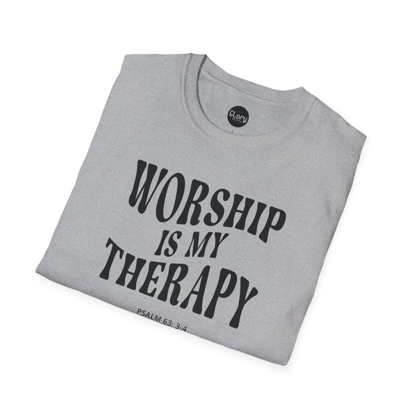 Worship is My Therapy Unisex Crew Tee
