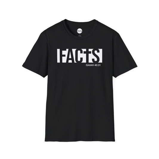 FACTS Unisex Crew Tee White