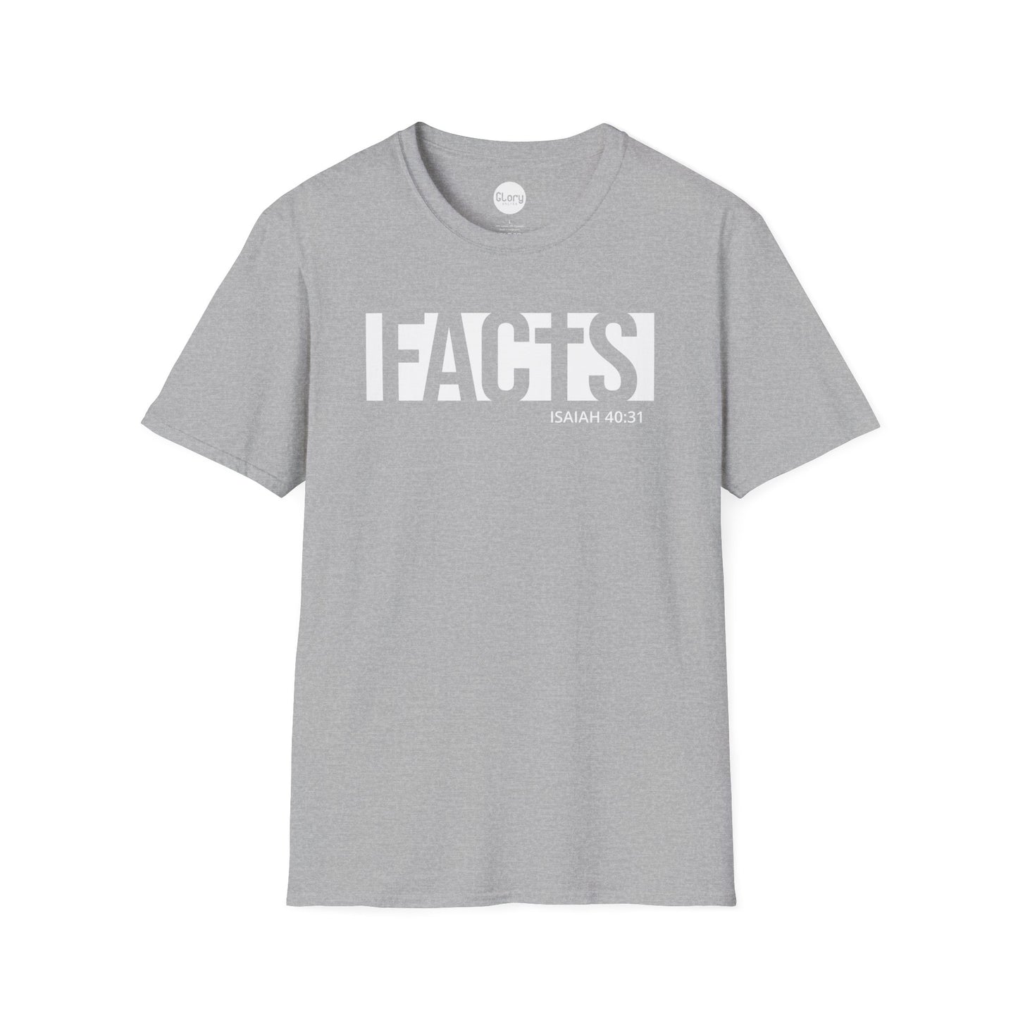 FACTS Unisex Crew Tee White
