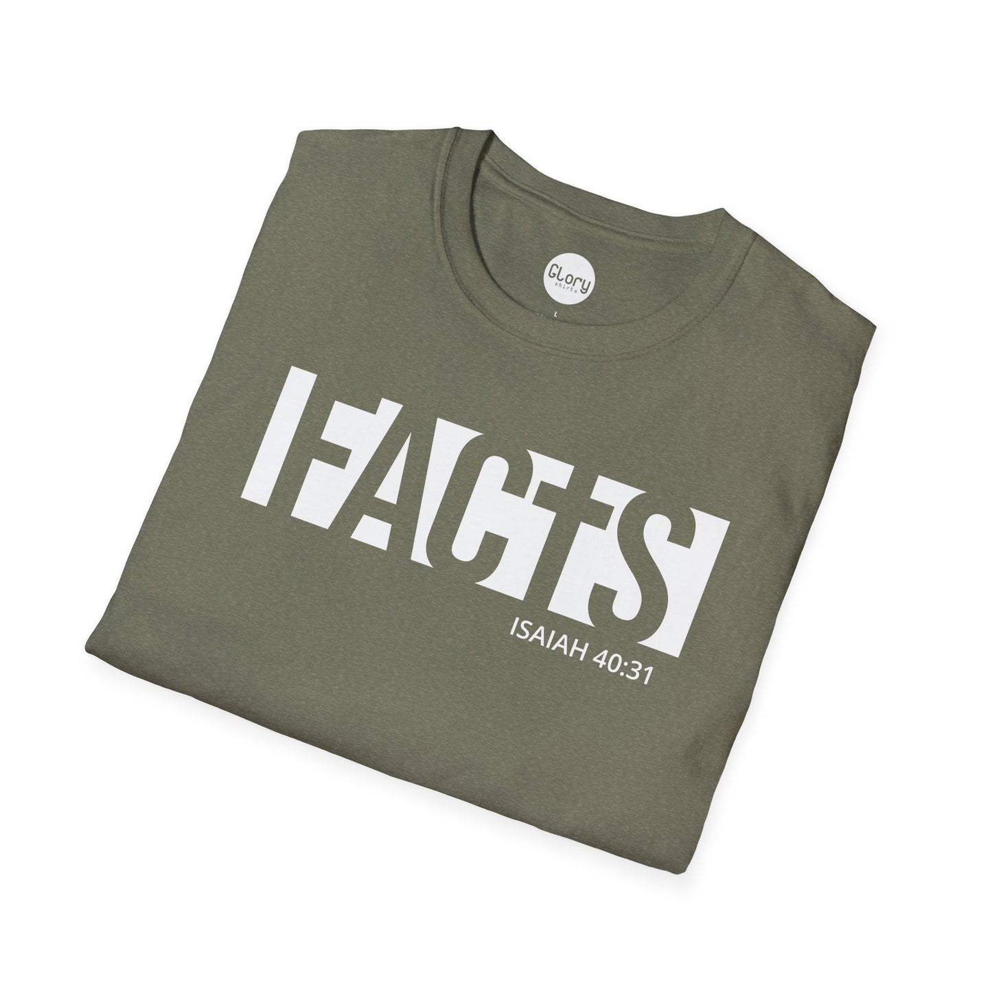 FACTS Unisex Crew Tee White