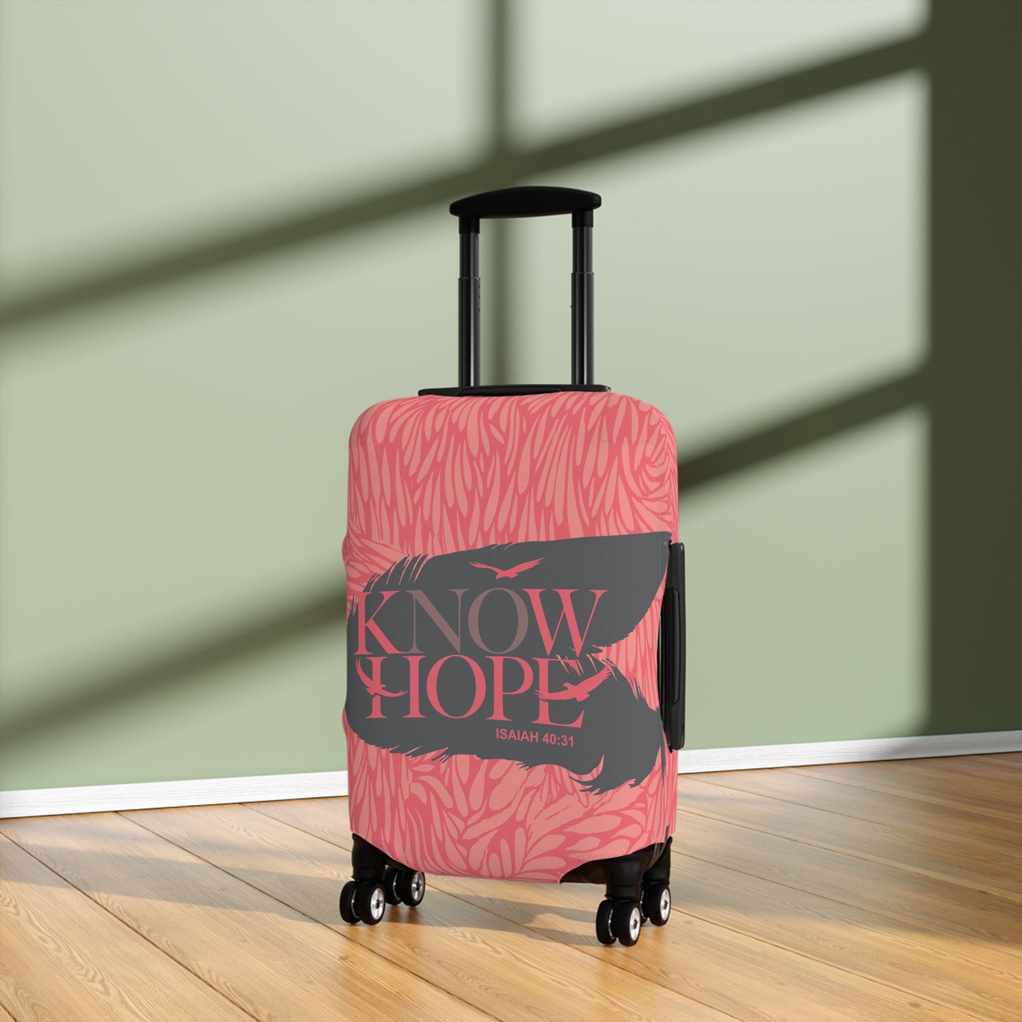 Know Hope Luggage Cover
