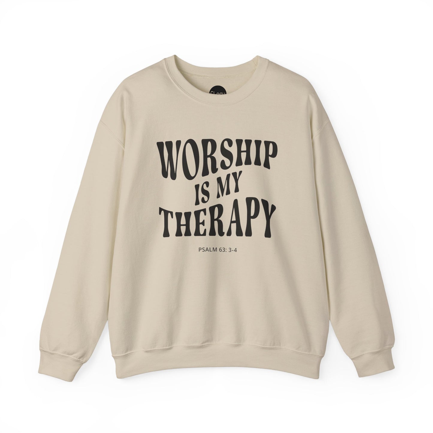 Worship Is My Therapy Unisex Heavy Blend™ Crewneck Sweatshirt
