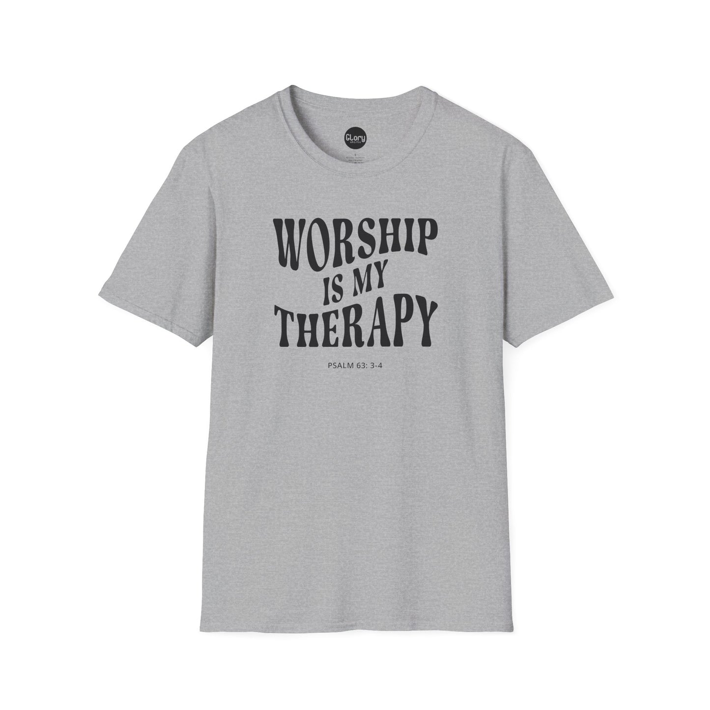 Worship is My Therapy Unisex Crew Tee