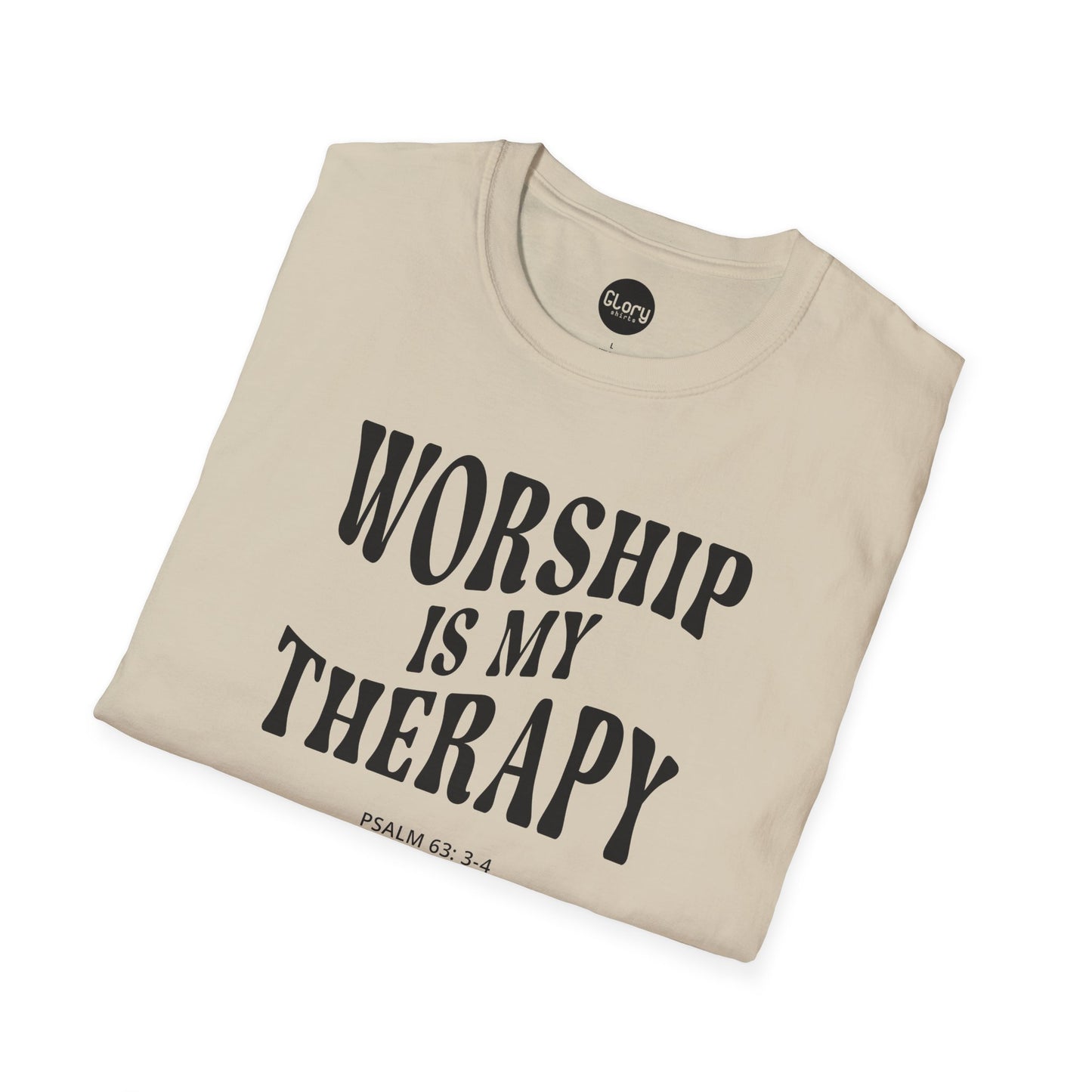 Worship is My Therapy Unisex Crew Tee