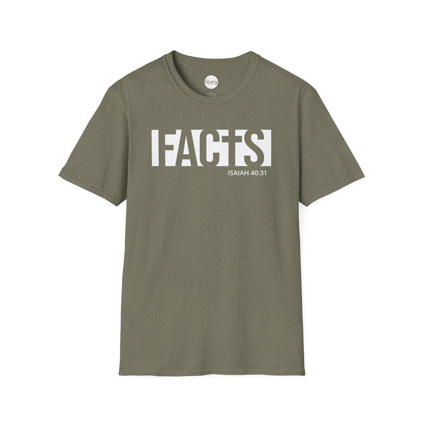FACTS Unisex Crew Tee White