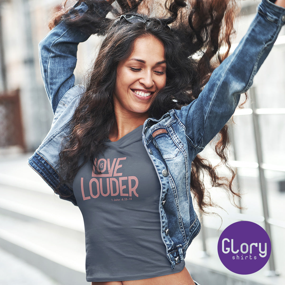 Love is Louder Women's Short Sleeve Tri-Blend Tee