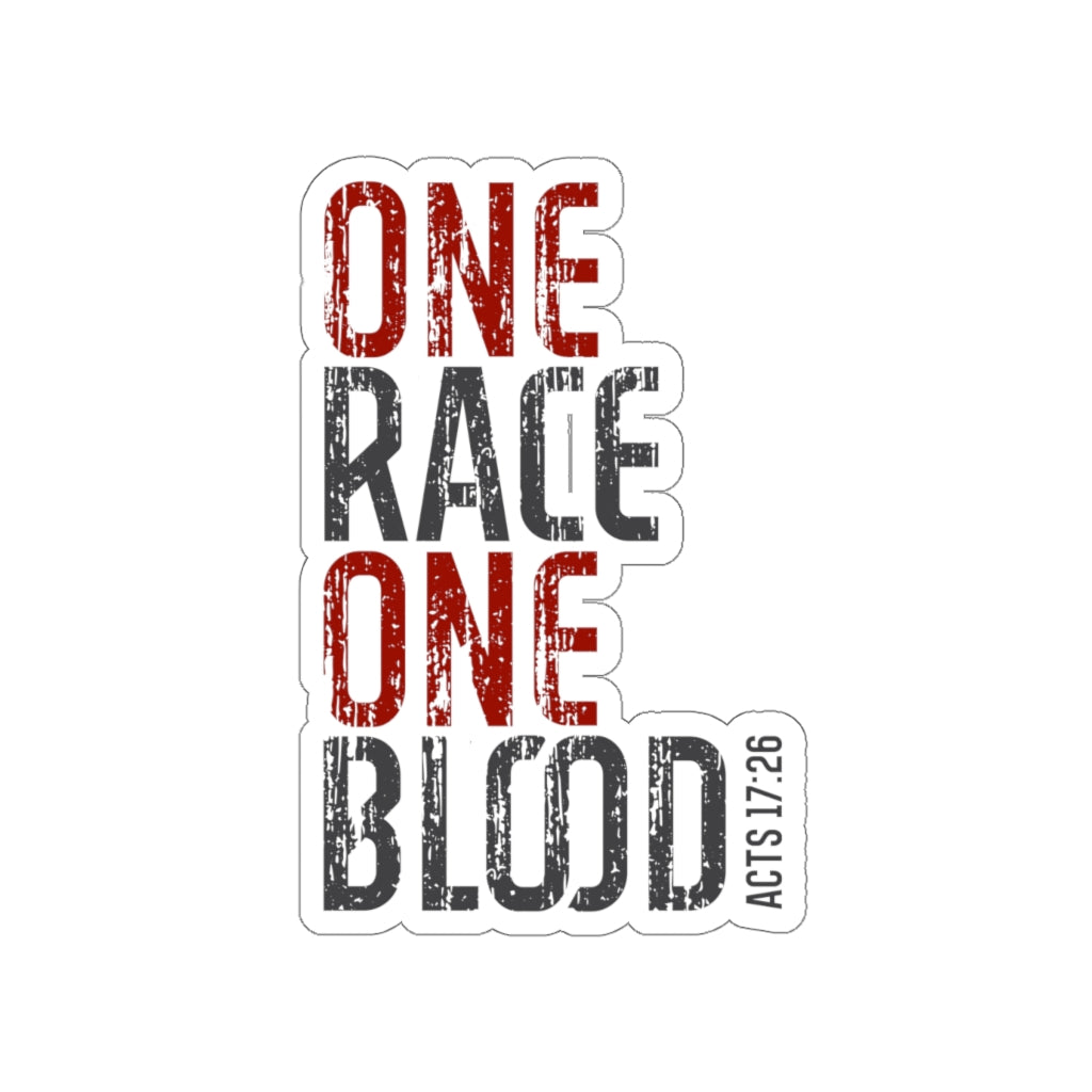 One Race One Blood sticker