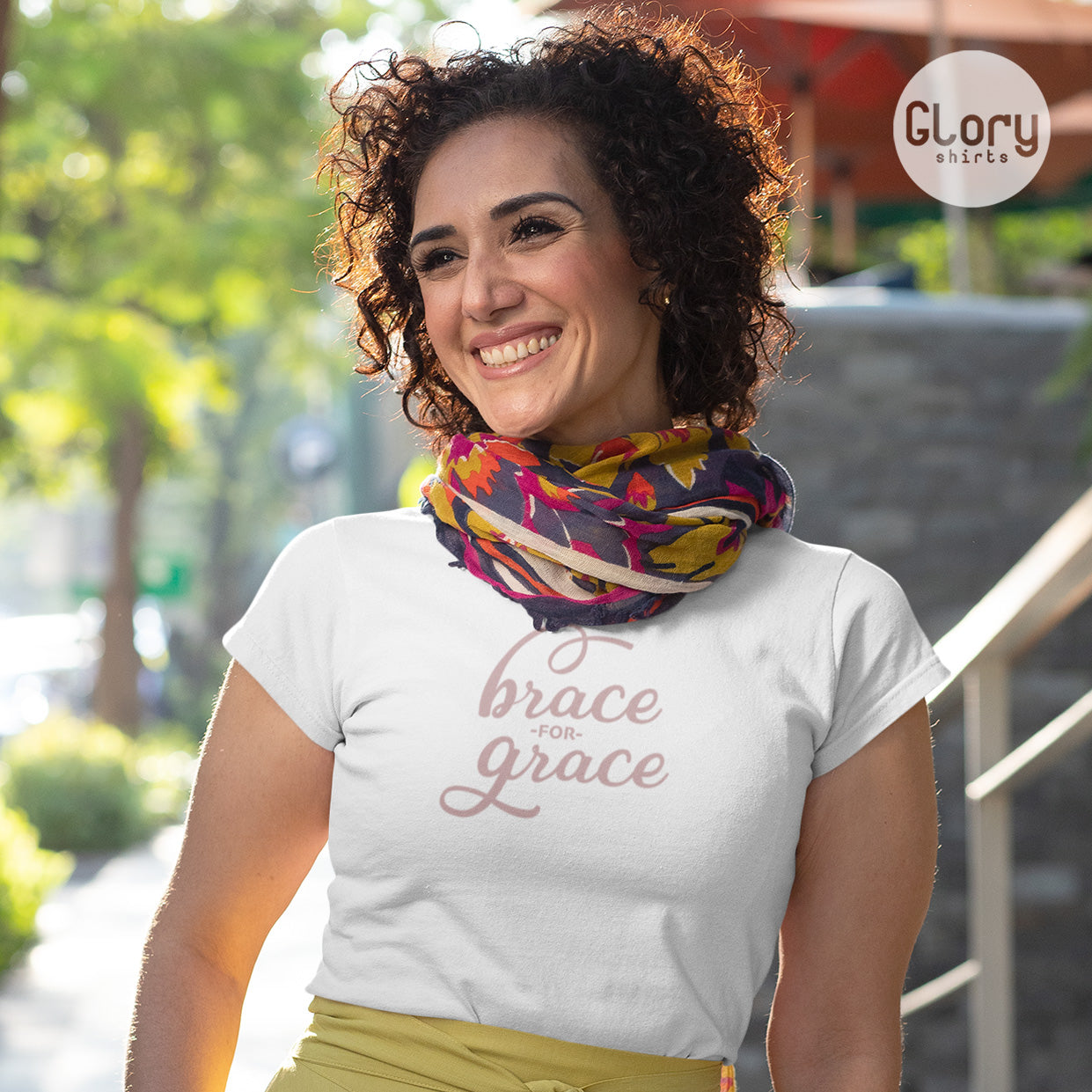 Brace for Grace Short Sleeve Women's Tri-Blend Tshirt
