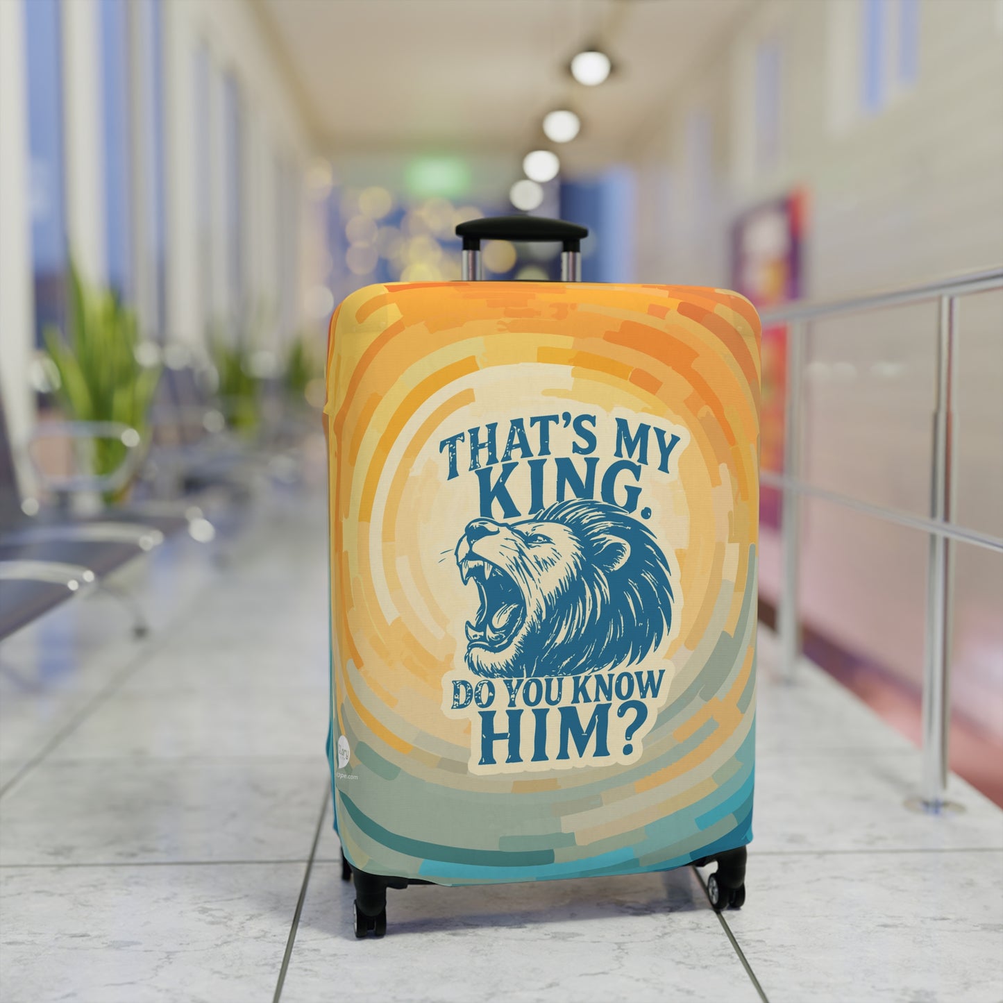 That's My King Luggage Cover - Sunrise theme
