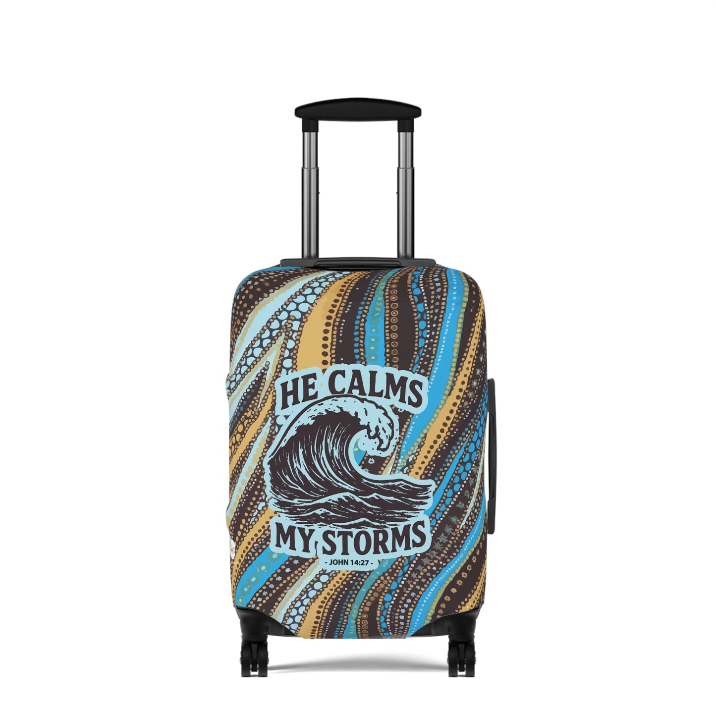 Calmed Storms Luggage Cover - Seashore theme