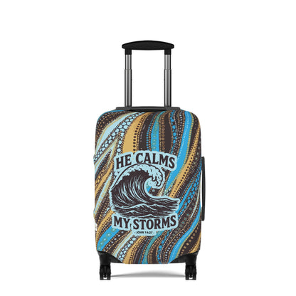 Calmed Storms Luggage Cover - Seashore theme