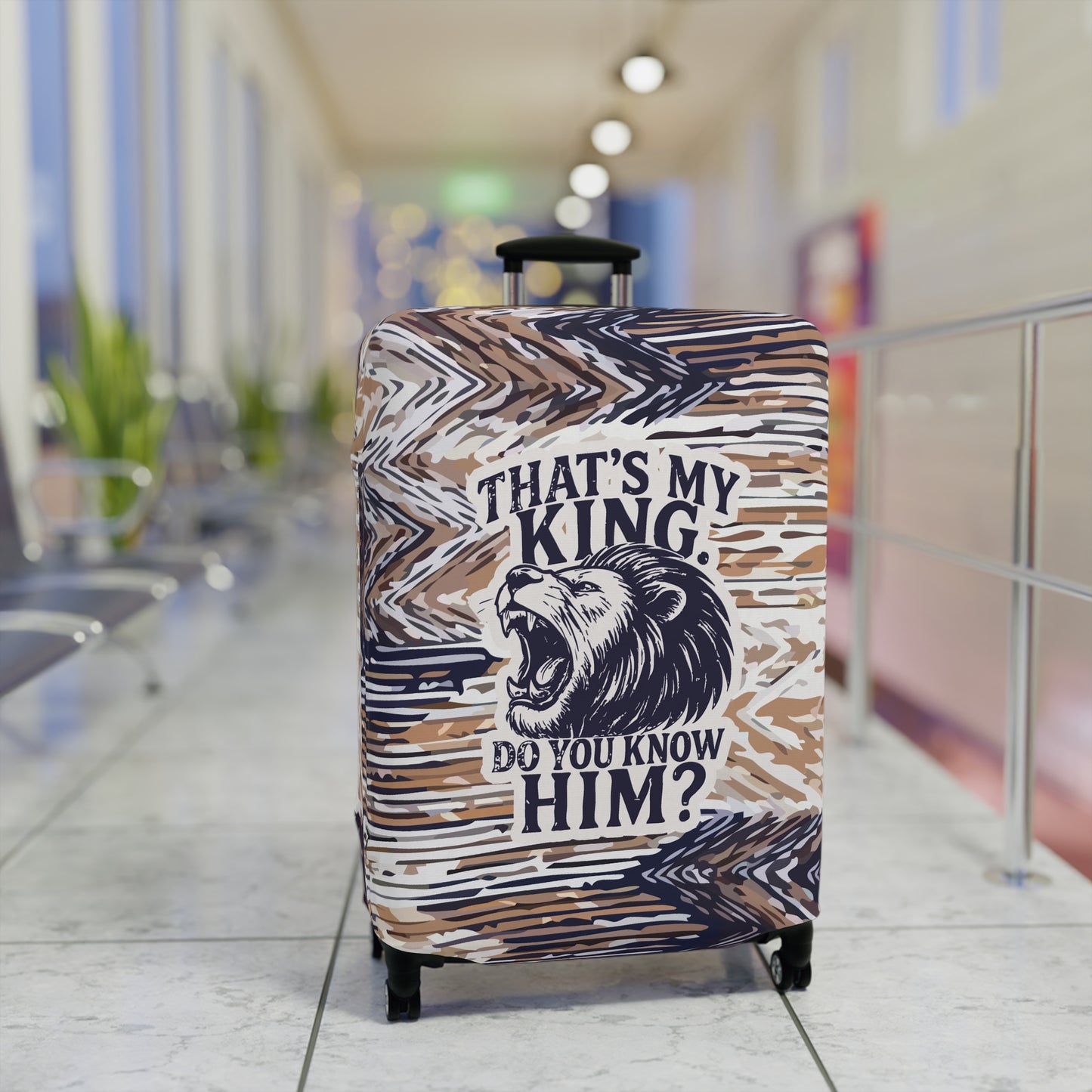 That's My King Luggage Cover - Tribal theme