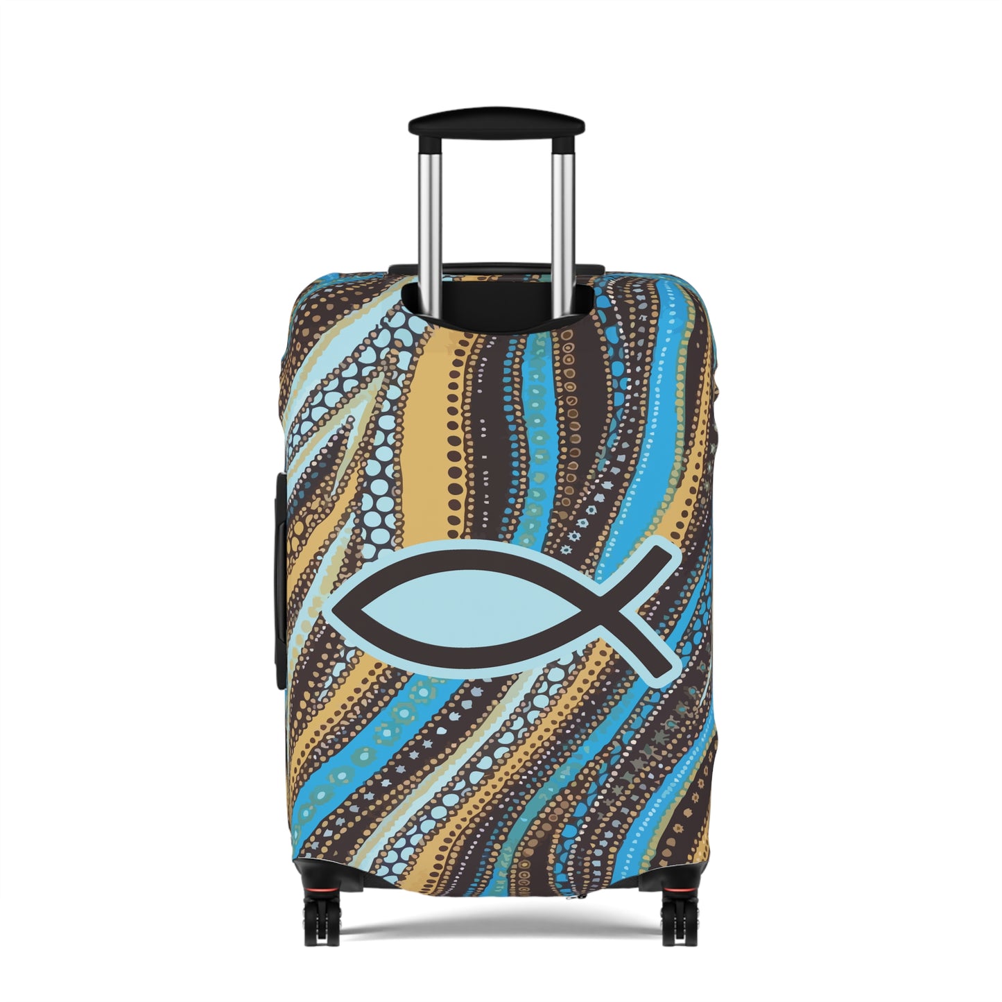 Calmed Storms Luggage Cover - Seashore theme