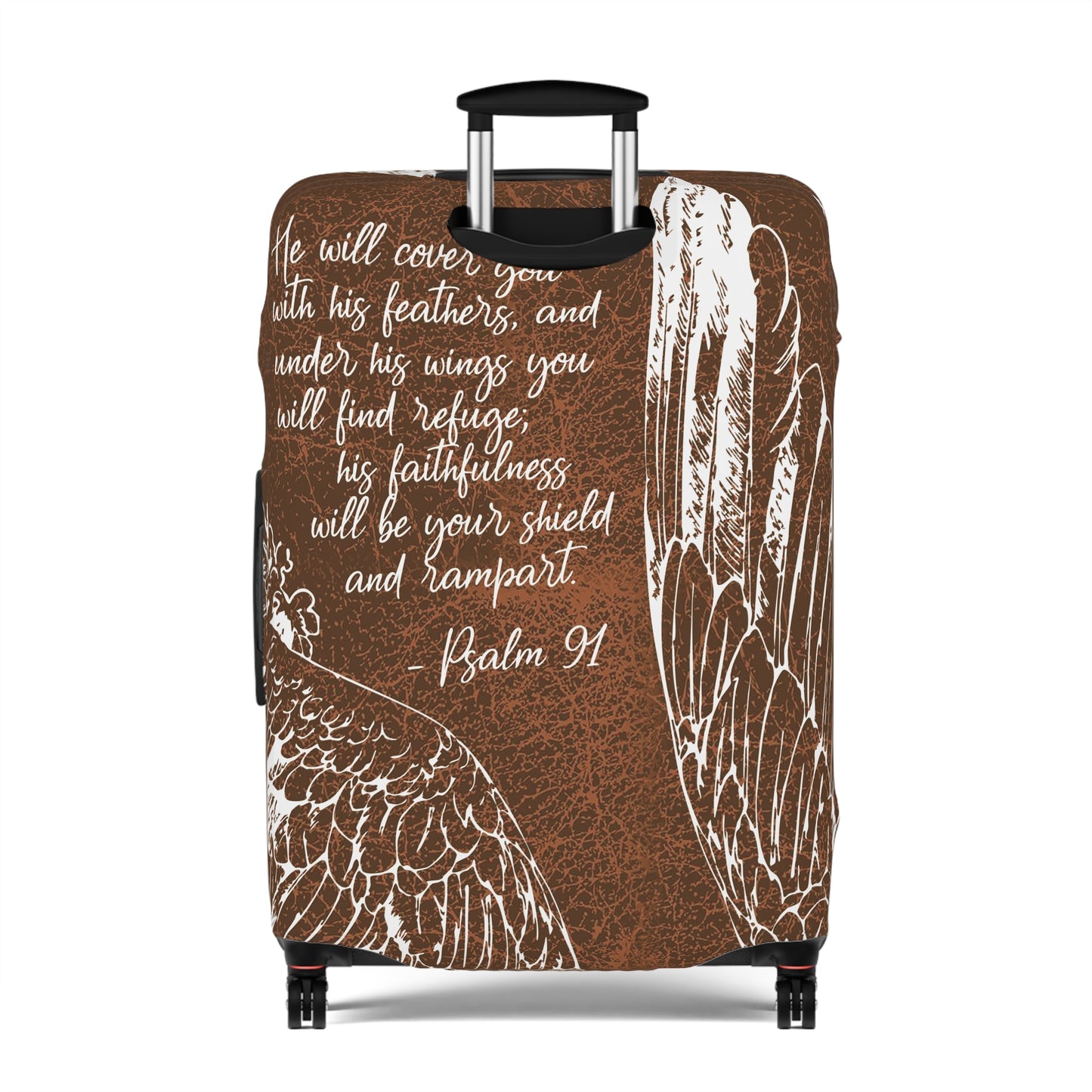Psalm 91 Wings Luggage Cover