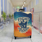 Fight Good Fight Luggage Cover - Retro