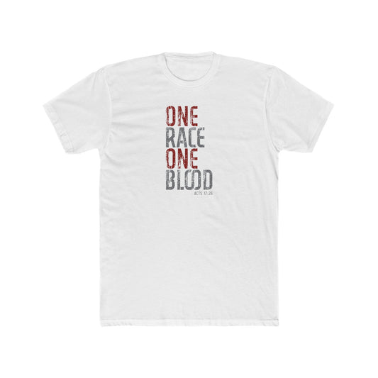 One Race. One Blood Bold Unisex Cotton Crew Tee