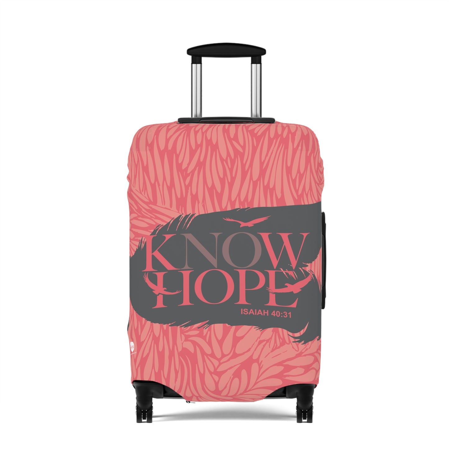 Know Hope Luggage Cover
