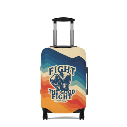 Fight Good Fight Luggage Cover - Retro
