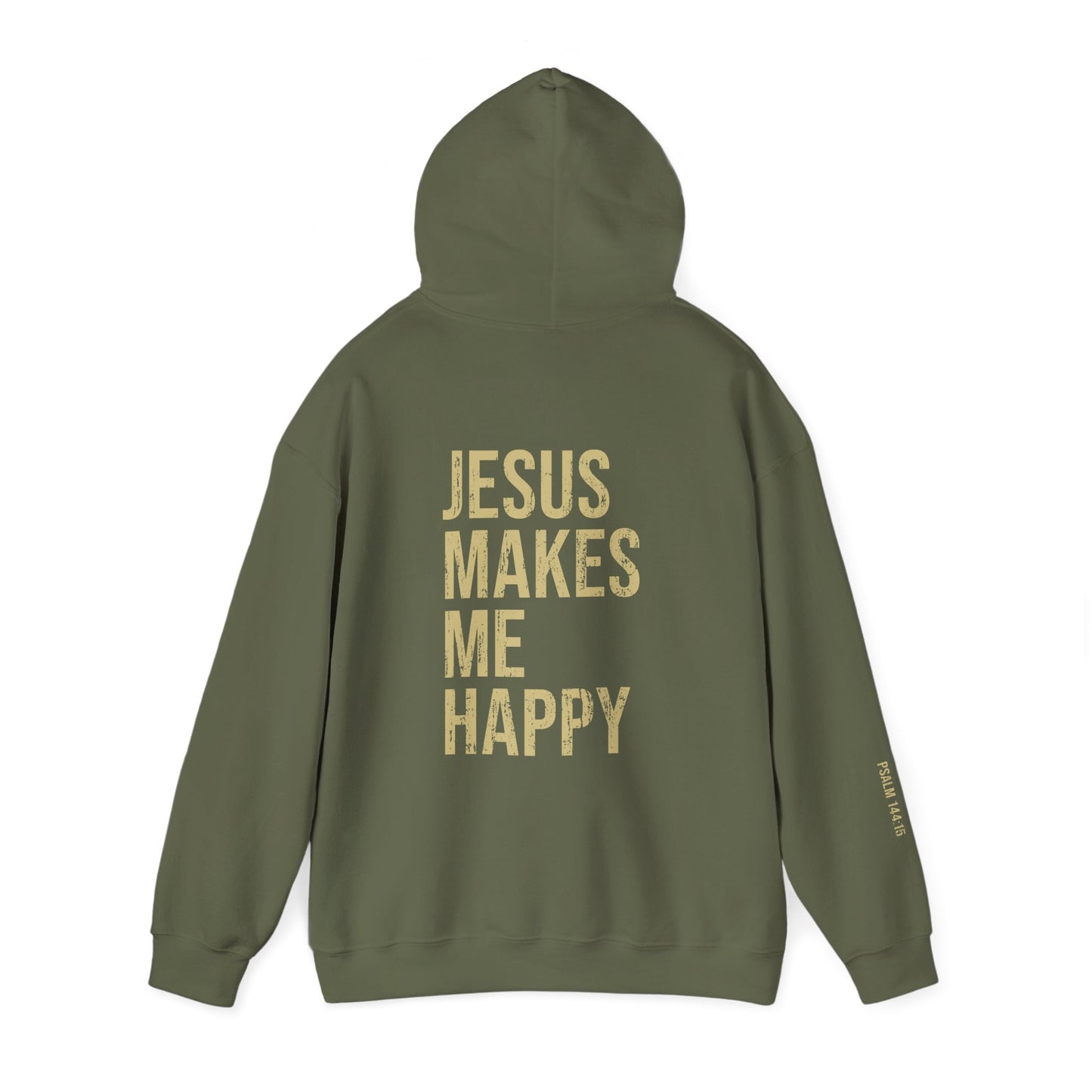 Jesus Makes Me Happy Hooded Sweatshirt
