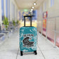 Calmed Storms Luggage Cover - Ocean theme