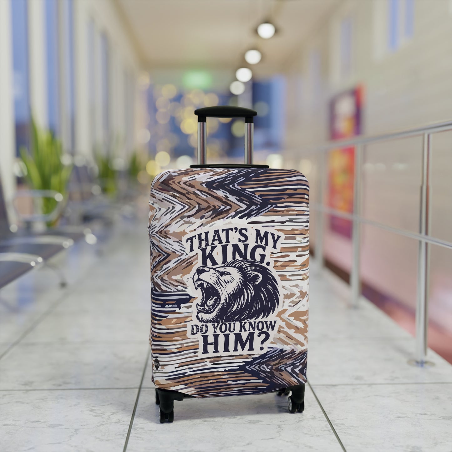 That's My King Luggage Cover - Tribal theme