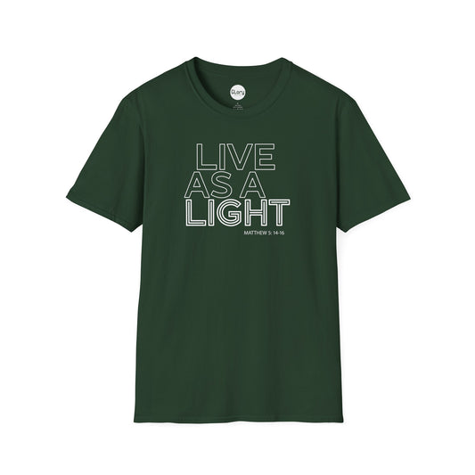 Live as a Light Neon Tri-Blend Tee