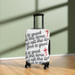 God is Good Luggage Cover-white