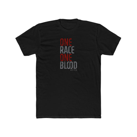 One Race. One Blood Bold Unisex Cotton Crew Tee