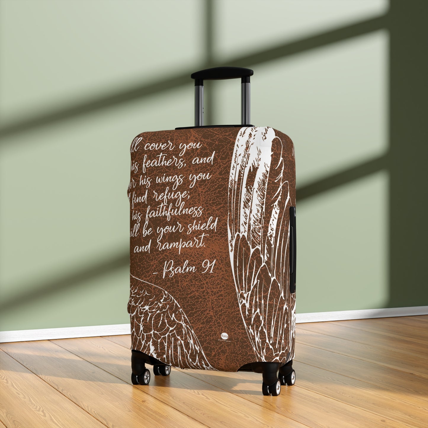 Psalm 91 Wings Luggage Cover