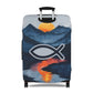 Fire Eagle Luggage Cover - Mountain sunset theme