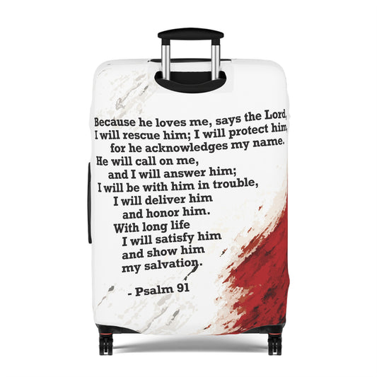 Psalm 91 Luggage Cover