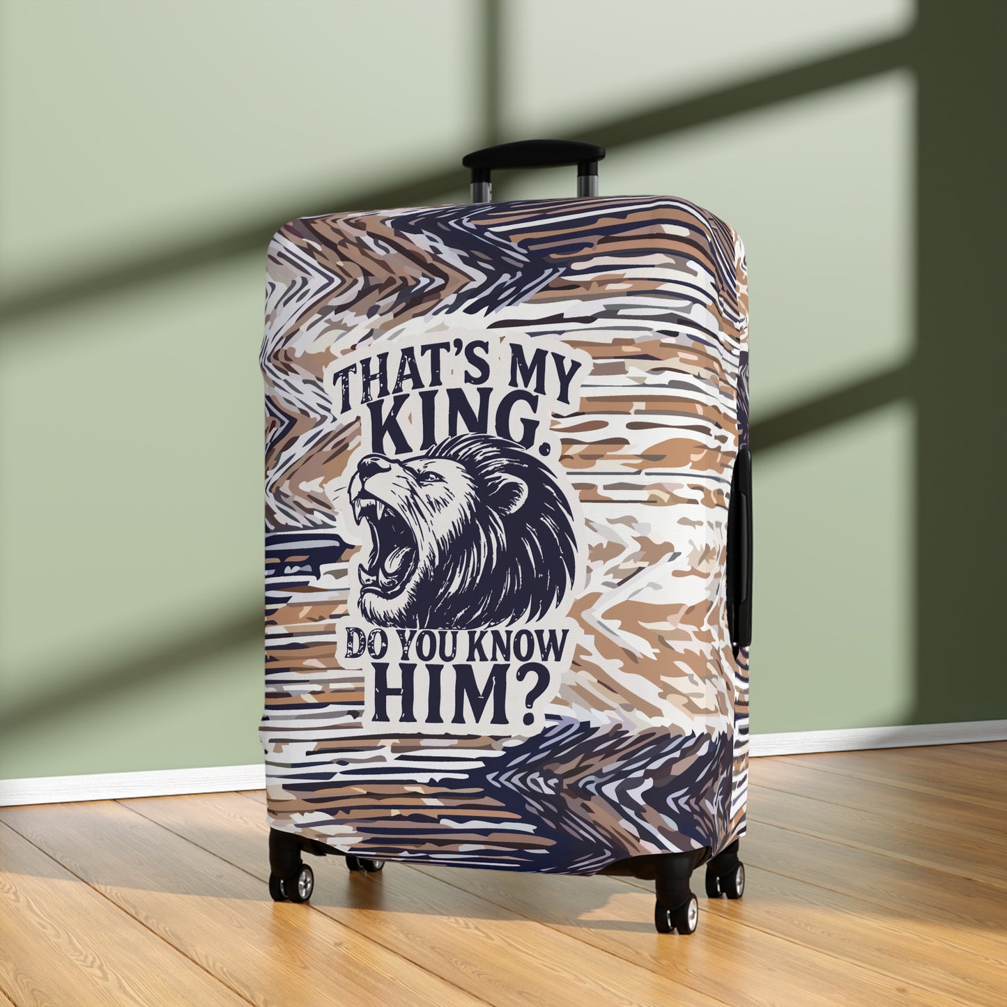 That's My King Luggage Cover - Tribal theme