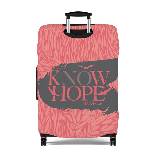 Know Hope Luggage Cover