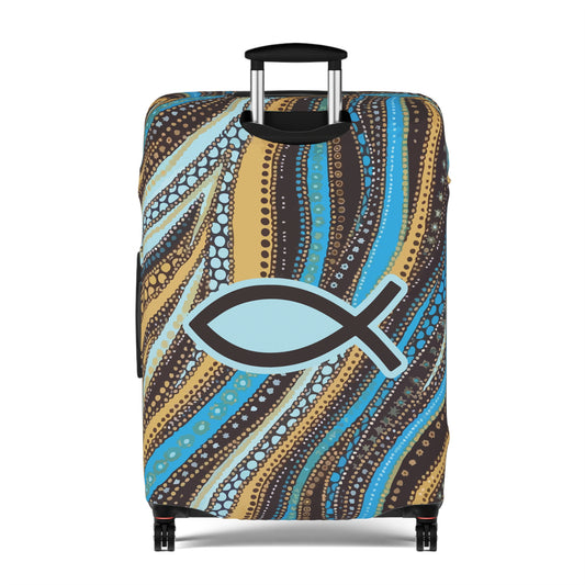 Calmed Storms Luggage Cover - Seashore theme