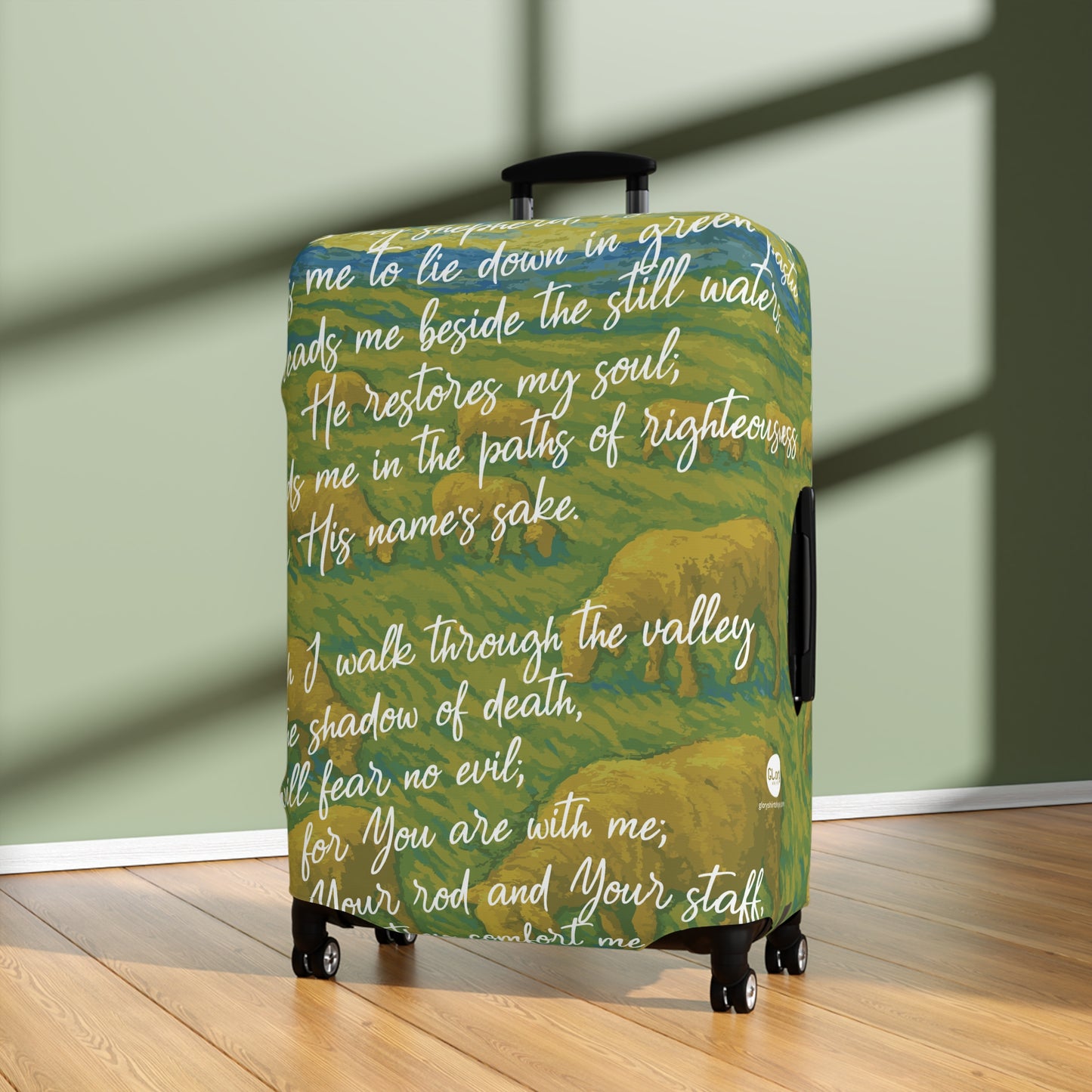 Psalm 23 Luggage Cover
